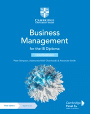 Business Management for the IB Diploma Coursebook with Digital Access (2 Years)