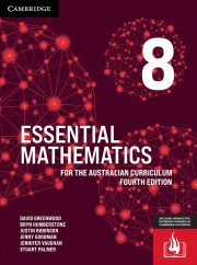 Essential Mathematics for the Australian Curriculum Year 8 Fourth Edition (print and interactive textbook powered by Cambridge H