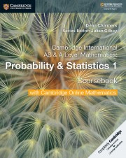 Cambridge International AS & A Level Probability & Statistics 1 Coursebook with Cambridge Online Mathematics