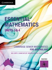 Essential Mathematics Units 3&4 for Queensland (interactive textbook powered by Cambridge HOTmaths)