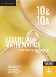 Essential Mathematics for the Australian Curriculum Year 10&10A Third Edition (print & interactive textbook powered by HOTmaths)