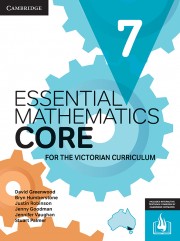 Essential Mathematics CORE for the Victorian Curriculum 7 (print and interactive textbook powered by Cambridge HOTmaths)